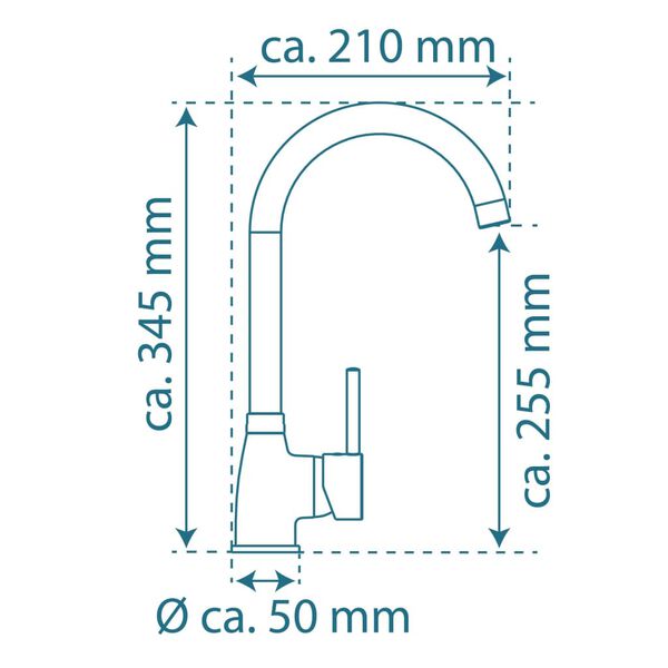 SCH&Uuml;TTE Sink Mixer MANETTI Chrome