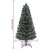 vidaXL Artificial Christmas Tree Green 180 cm PVC
