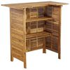vidaXL 3 Piece Garden Bar Set Solid Wood Acacia