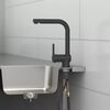 SCH&Uuml;TTE Kitchen Mixer Tap with Pull-out Spout LONDON Matte Black