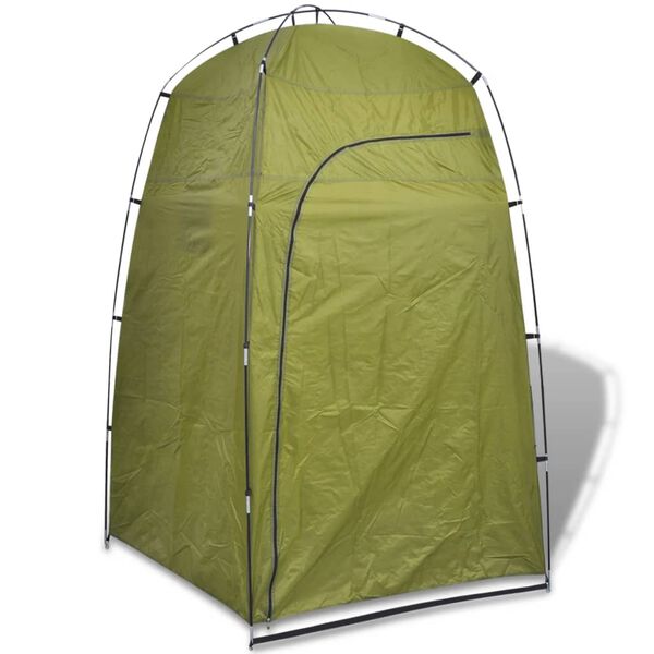 vidaXL Shower/WC/Changing Tent Green