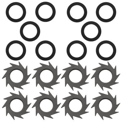Grinder Blades 8 pcs with 10 Washers 27 mm