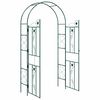 vidaXL Garden Arch Plain Green 115 x 37 x 226 cm