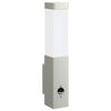 vidaXL Outdoor Wall Light Silver 10.5 x 6 x 33 cm