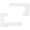 vidaXL Wall-mounted TV Cabinet White Engineered Wood