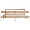 vidaXL Bed Frame without Mattress 200x200 cm Solid Wood Pine