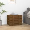 vidaXL Storage Box Honey Brown 58x40.5x42 cm Solid Wood Pine