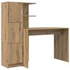 vidaXL Desk 2 pcs Artisan Oak
