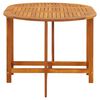 vidaXL Garden Table 130x90x72 cm Solid Acacia Wood