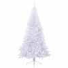 vidaXL Artificial Christmas Tree with Stand White 240 cm PVC and Steel
