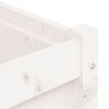 vidaXL Garden Planter White 180x50x50 cm Solid Wood Pine
