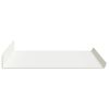 vidaXL Floating Shelf Wall-mounted 2 pcs White 60 x 18 x 2.5 cm Steel
