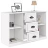 vidaXL Sideboard White 104.5x35.5x67.5 cm Engineered Wood