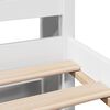 vidaXL Bookcase Bed without Mattress White 140x200cm Solid Wood Pine