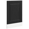 vidaXL Dishwasher Panel PORTO Black Oak 45 x 1.5 x 57 cm