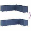 vidaXL Garden Planter Blue Grey 160x160x53 cm PP