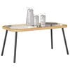 vidaXL Coffee Table Brown and Black 90 x 45 x 43 cm