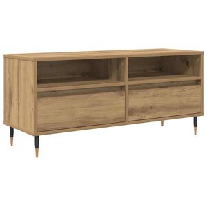 vidaXL TV Cabinet with Drawer Artisan Oak 100 x 34.5 x 44.5 cm