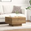 vidaXL Coffee Table Artisan Oak 55 x 55 x 31 cm