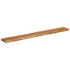 vidaXL Wall Shelf 160x20x2.5 cm Rectangular Solid Wood Acacia Live Edge
