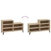 vidaXL Shoe Cabinet Sonoma Oak 102x36x60 cm Engineered Wood