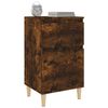 vidaXL Bedside Cabinet Smoked Oak 40x35x70 cm