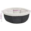 vidaXL Dog Bed 50x50x22 cm Grey