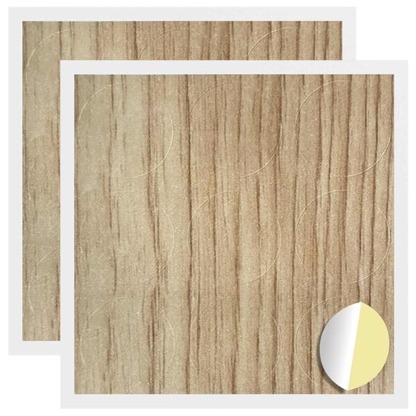 vidaXL Self-adhesive Screw Cover 2 pcs Artisan Oak &Oslash; 20 x 0.5 mm