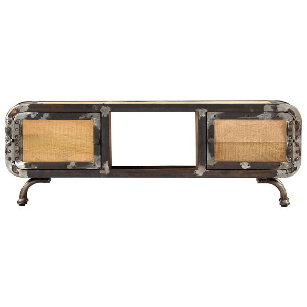 vidaXL TV Cabinet 120x30x42 cm Solid Mango Wood