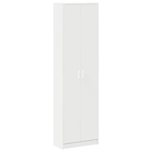 vidaXL Wardrobe with Shelf White 55 x 25 x 189 cm Engineered Wood