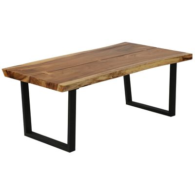 vidaXL Coffee Table Solid Suar Wood 102x56x41 cm
