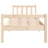 vidaXL Bed Frame without Mattress Solid Wood Single