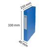 Exacompta Elasticated Filing Box A4 40mm Pressboard Glossy 8 pcs