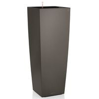 LECHUZA Planter Cubico Alto 40 ALL-IN-ONE Charcoal 18233