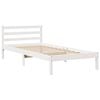 vidaXL Bookcase Bed without Mattress White 90x200 cm Solid Wood Pine