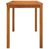 vidaXL Garden Table 110x55x67 cm Solid Wood Acacia