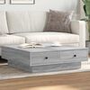 vidaXL Coffee Table Grey Sonoma 90x90x28 cm Engineered Wood