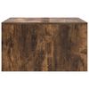 vidaXL Coffee Table with Drawers Smoked Oak 70.5x70x40 cm