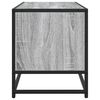 vidaXL TV Cabinet Grey Sonoma 80x34.5x40 cm Engineered Wood and Metal