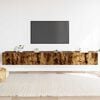 vidaXL 3 Piece TV Cabinet Set Smoked Oak Engineered Wood