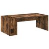 vidaXL Coffee Table Smoked Oak 101.5 x 50 x 37 cm Engineered Wood