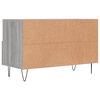 vidaXL TV Cabinet Grey Sonoma 80x36x50 cm Engineered Wood