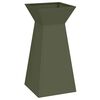 vidaXL Pillar Planter 2 pcs Olive 35 x 35 x 73 cm
