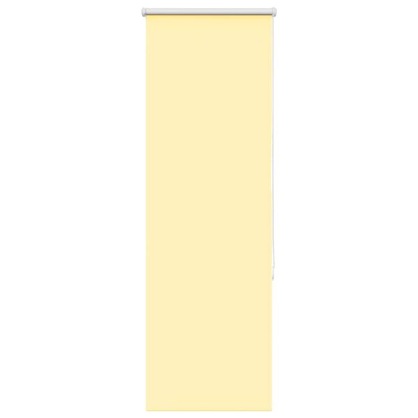 vidaXL Roller Blind Blackout Yellow 45x130 cm Fabric Width 40.7 cm Polyester