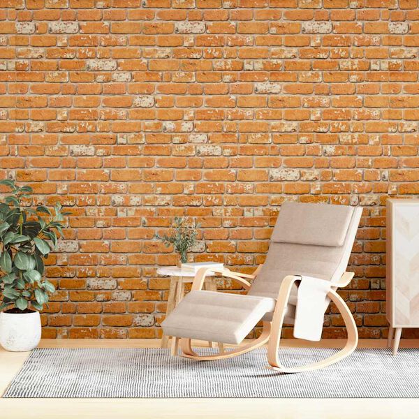 vidaXL 3D Wall Panels with Light Brown Brick Design 10 pcs EPS