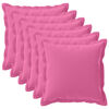 vidaXL Cushion Cover 6 pcs HOUTEN Pink 60 x 60 cm Polyester