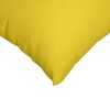 vidaXL Sofa Pillows 2 pcs Light Yellow 80 x 40 cm Fabric
