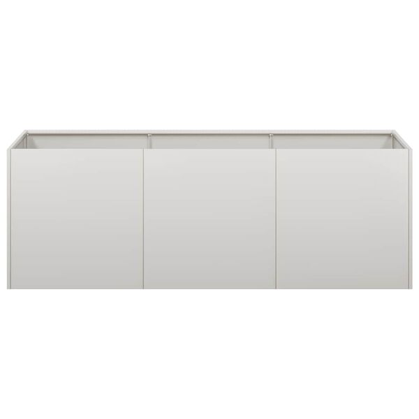 vidaXL Planter 120x40x40 cm Stainless Steel