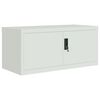 vidaXL File Cabinet Light Grey 90x40x220 cm Steel