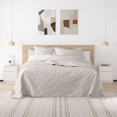 vidaXL Bedside Cabinet White 40x31x50 cm Solid Pinewood